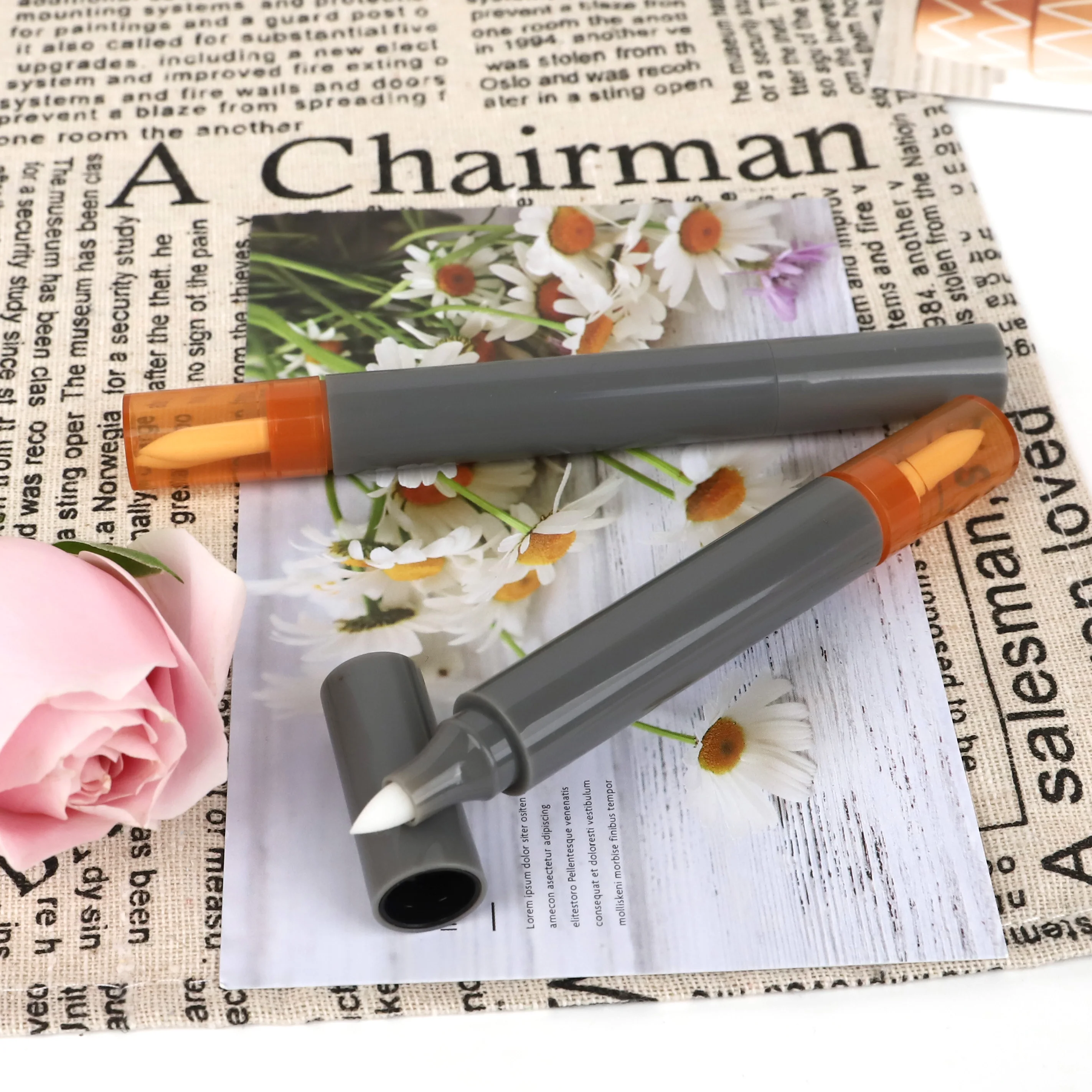 White tip dry eyeliner remover pen sustainable trim your makeup magic eraser pen clean up makeup friendly remover pen