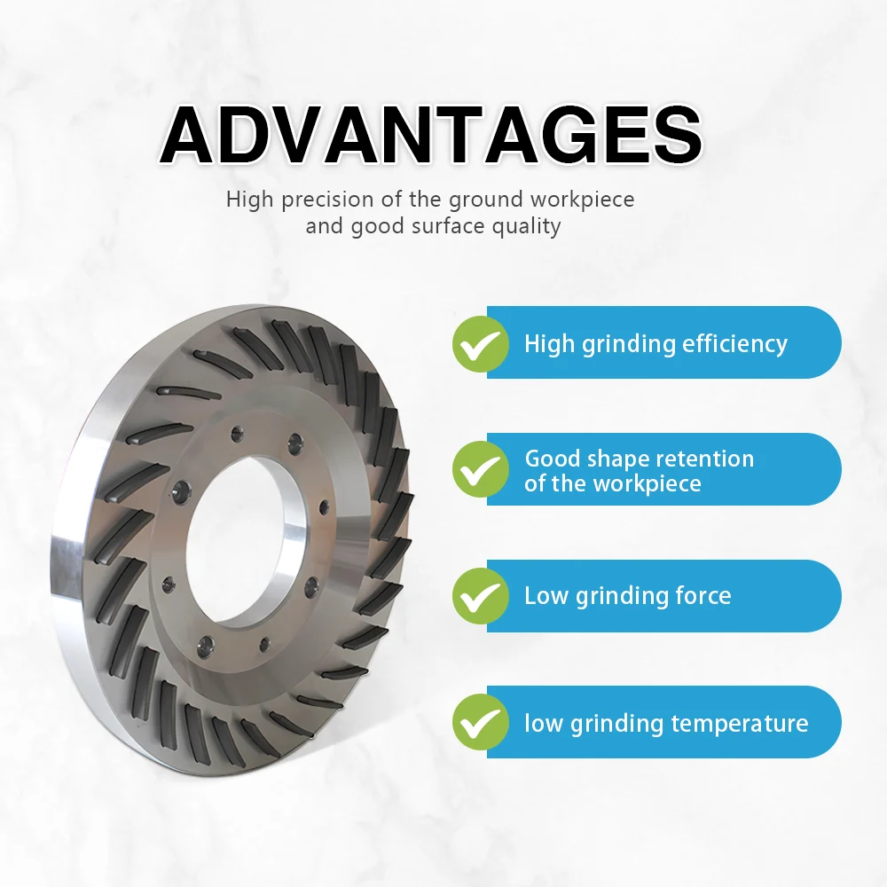 diamond grinding wheel for LED substrate for back thinning of sapphire epitaxial wafer,  silicon wafer