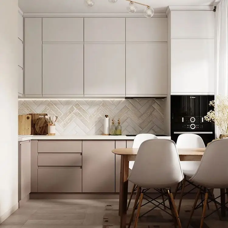 Cheap Mini kitchen cabinets simple design