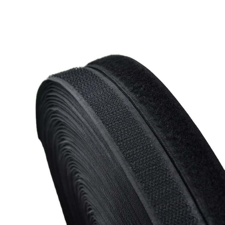 DSX raw material custom sizes stretch hook loop fastener tape/fabric nylon polyester tape hook and loop tape
