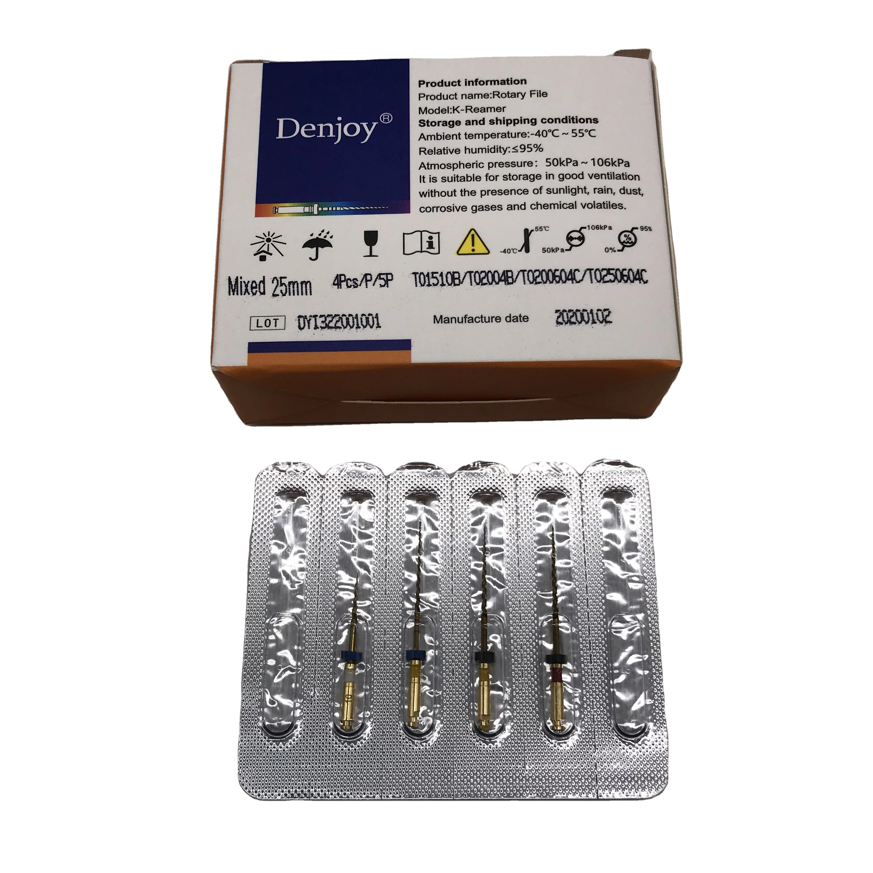 CE Approved Denjoy Free File Snakelike Ni-Ti Dental Root Canal Rotary Files FreeFile