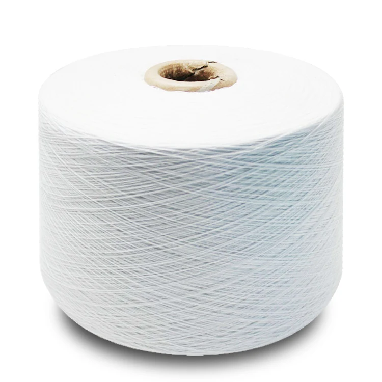 In Stock Natural Linen Semi Bleached Short Fibre Blesched 18Nm/1 Flax Yarn Raw