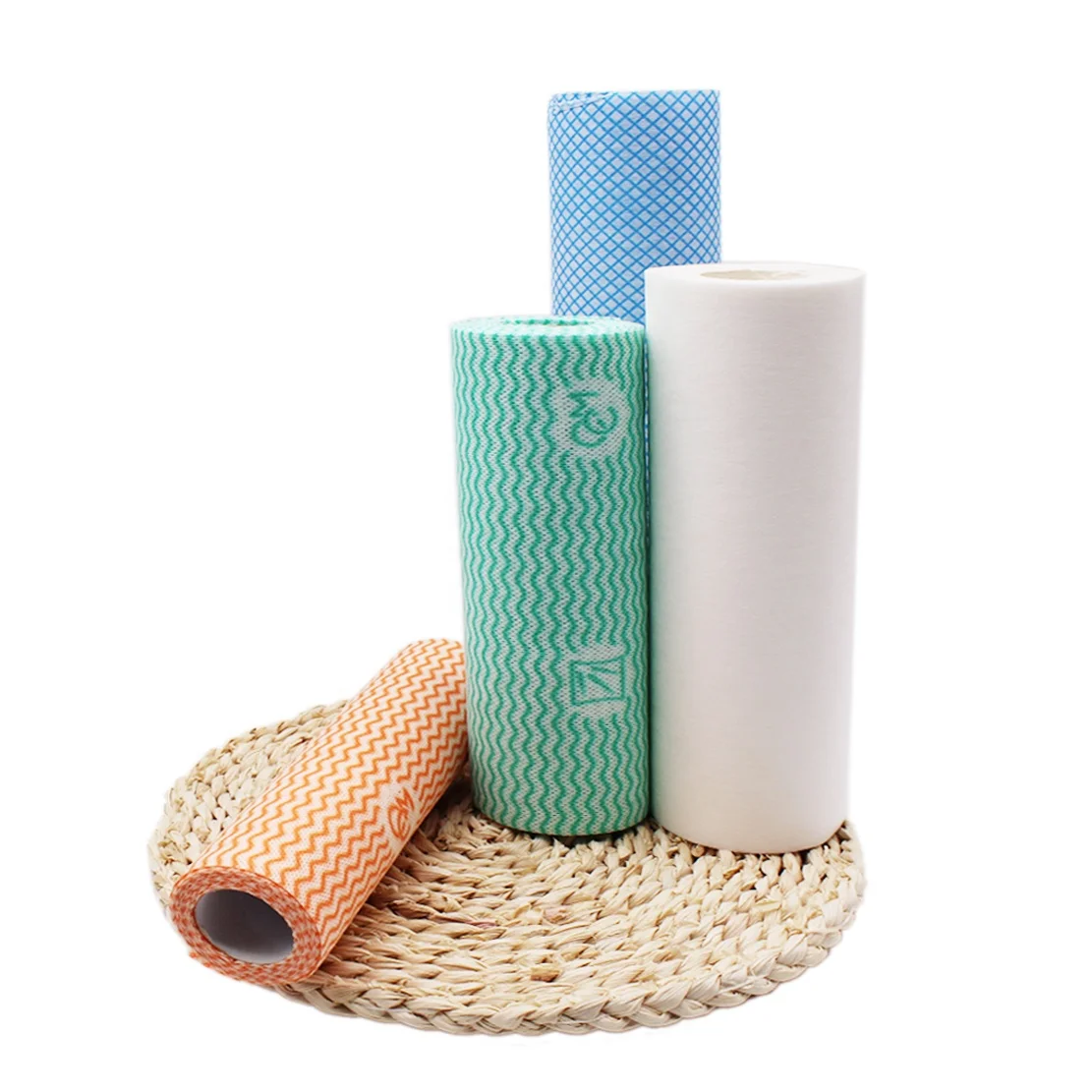 Multipurpose Reusable Kitchen Cleaning Cloth Towel for Support Paper Roll Wipes Non-woven Fabric