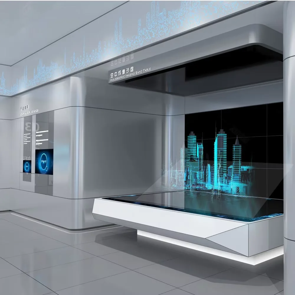 Hot Selling 3d Hologram Projector Lcd Panel Hd Monitor Touch Screen Holographic Projection
