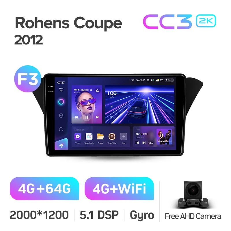 Автомобильный DVD-плеер для Hyundai Rohens Coupe 2012 9 дюймов