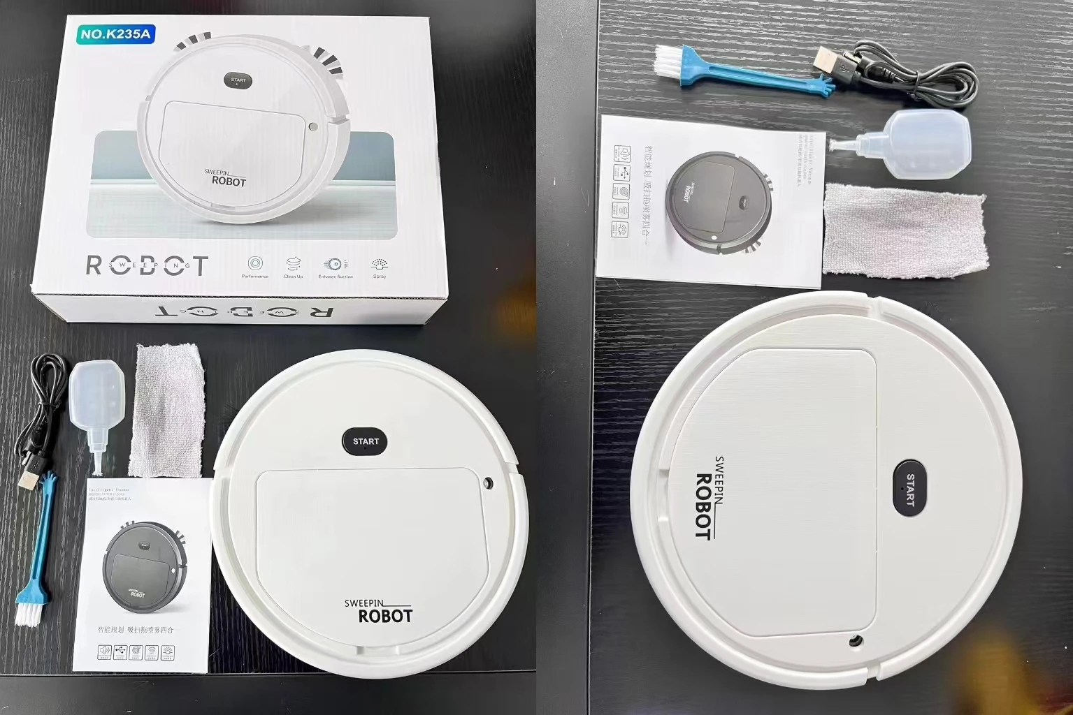 For Pet Hair All Floors vacuum clean robot Cleaning Machine Quiet Intelligent Fully Automatic vacuum and mop robot vacuum clean