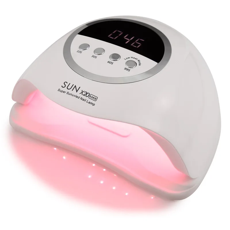 Newest SUNX20 Max 320w 72 leds Red Light UV Led Fast Curing Nail Dryer with 4 Timer Setting Smart Sensor