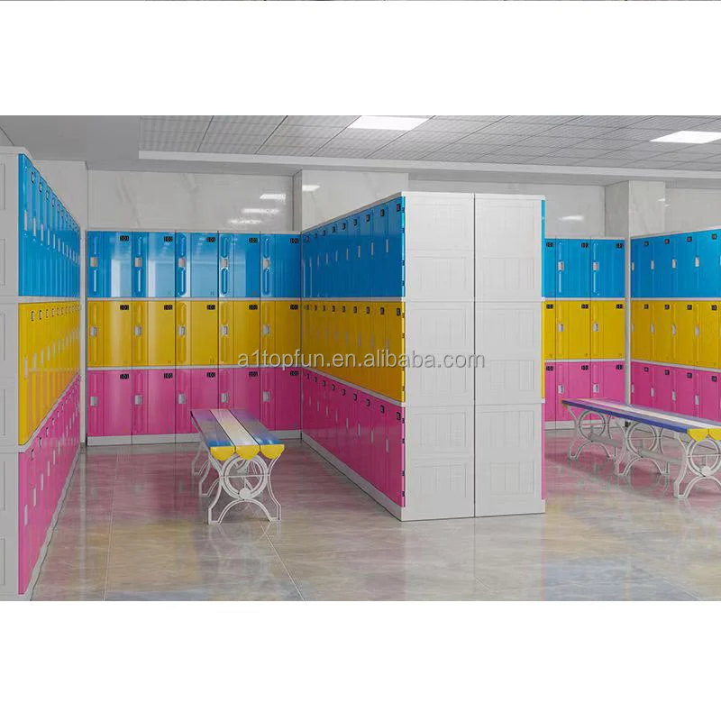 Factory Price Gym Storage Cabinets Easy Assemble School ABS Plastic Locker