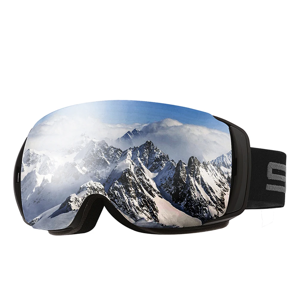 
High quality Photochromic Anti-fog Mirror Lens UV400 OEM Snowboard Glasses Custom Logo Snow Ski Goggles 