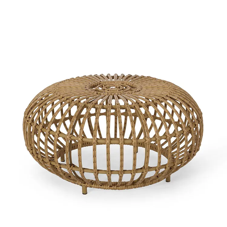 New Style Organic High Quality Circle Rattan Table For Decoration From Viet Nam Ready To Ship