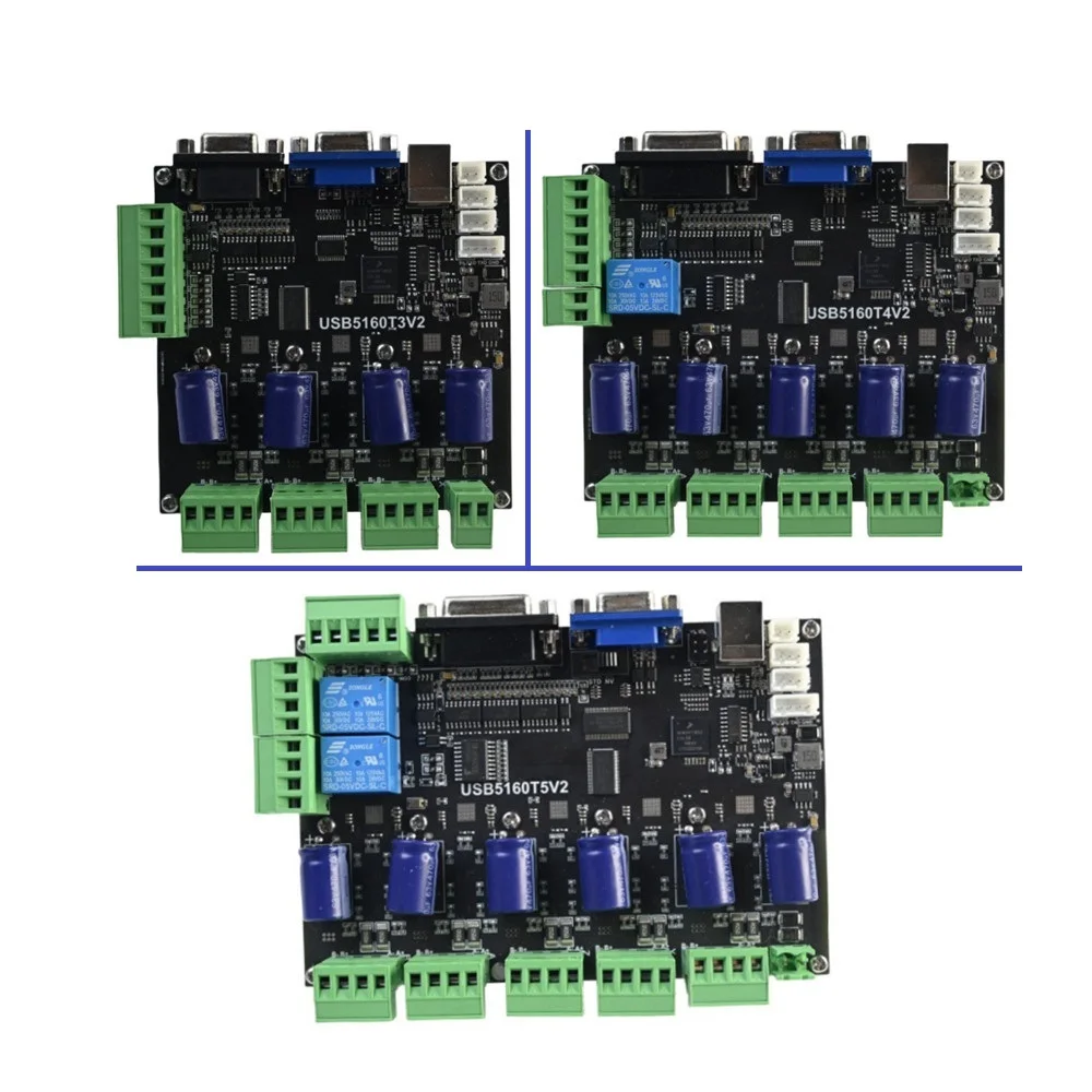 MACH3 USB Controller Board & Stepper Driver 2 In 1 Integrated Controller Kit 3/4/5/6Axis For CNC Milling Router 100W24VDC