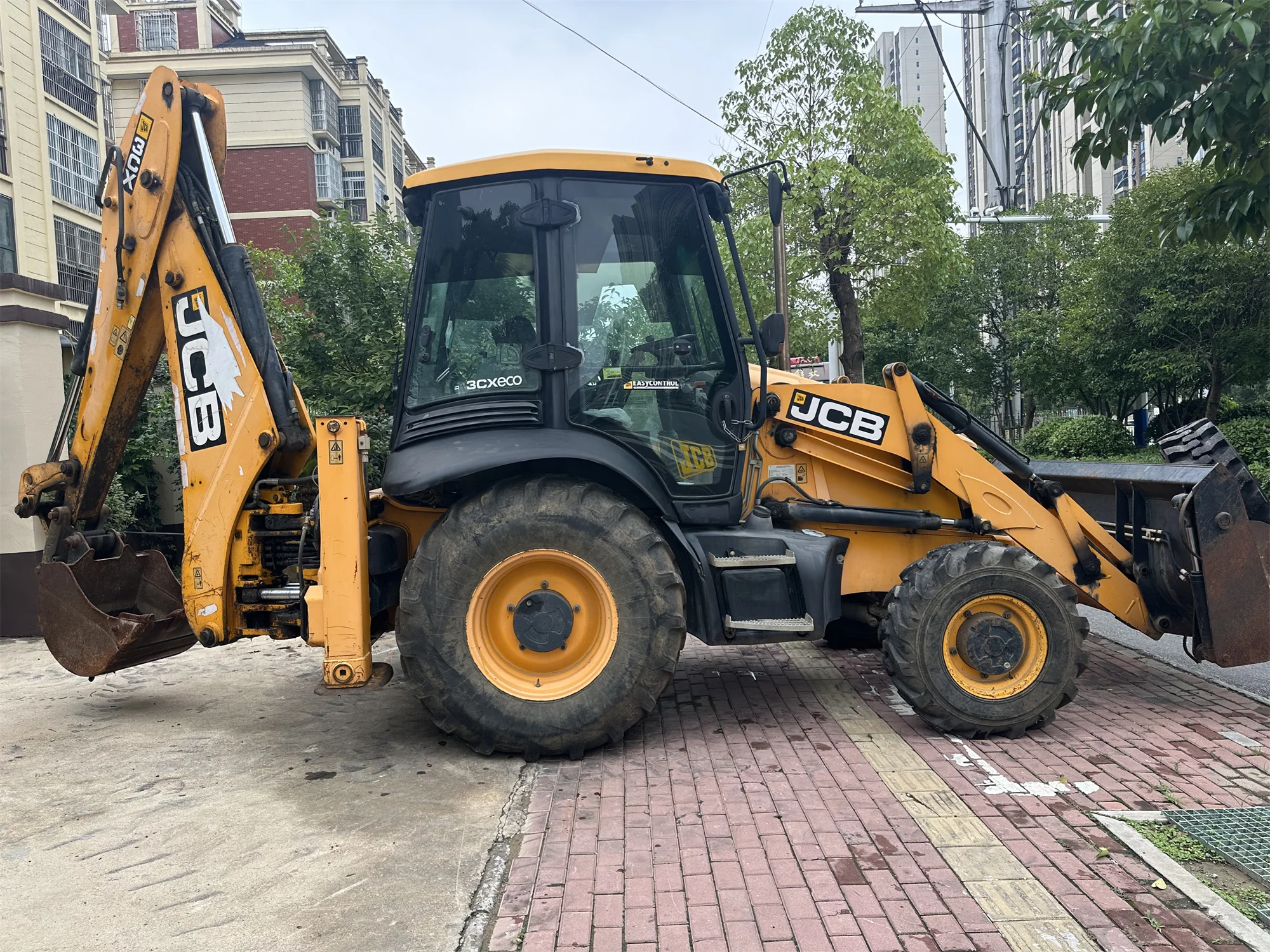 95% New JCB 3CX backhoe loader on stock 2019 model JCB 3CX 4TEC used retro loader JCB 3CX 4CX 420F2