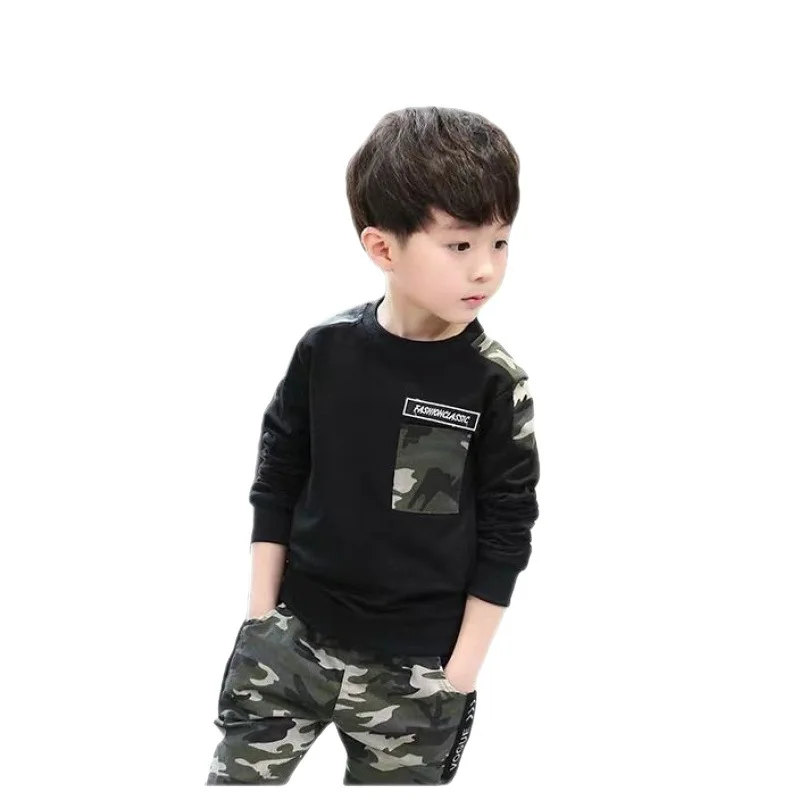 Autumn Fashion Camouflage Kids Clothing Sets Teens Boy Clothes Boys Outfits Suits