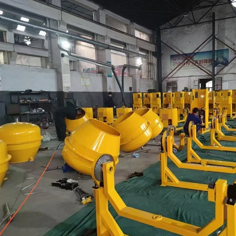 Diesel Mobile Mini Portable Concrete Cement Mixer Machine 500l Mixer Gasoline Mini Concrete Mixer Philippines Nigeria