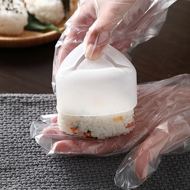 Tiktok Hot Sale Japanese Mold Baby Snack Seaweed Triangle Rice Ball Diy Mold Sushi Set 2 Pieces Sushi Tools Plastic New Style