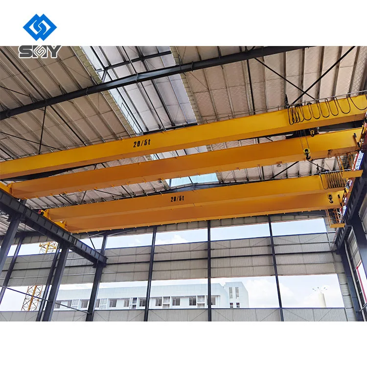 20/5 ton LH Model Double Girder Bridge Crane Puente Grua Electric Overhead Travelling Crane