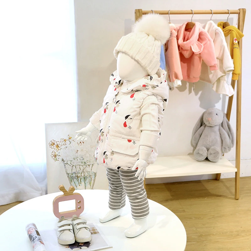 
Lovely design spring autumn sleeveless baby unisex vest wholesale 2020 NEW 1-4-year old baby hoodie 