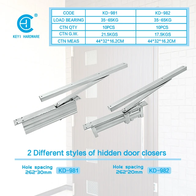 Stylish Aluminum Door Closers - Modern Design for Any Entrance