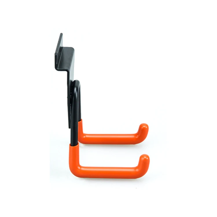 High Quality PVC Covered Wall Mount Slat Wall Heavy Duty Garage Hooks