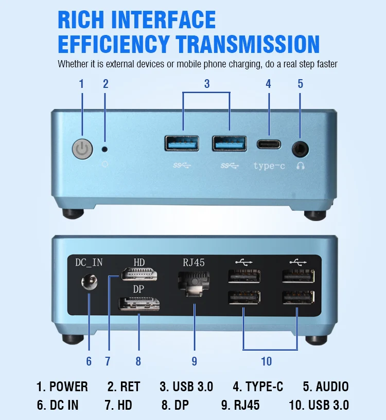 Sharerdp Custom N100 N95 12th Gen Mini Quad PC Core pocket Desktop Computer 12GB RAM Mini DDR4 DDR5 Embed PC For Business