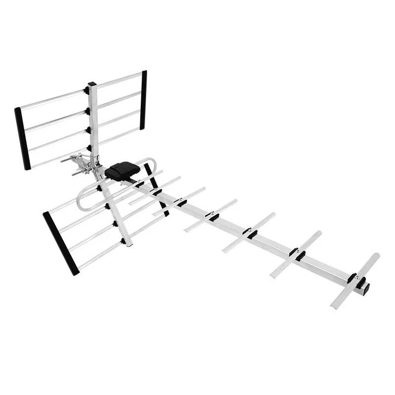 
High Gain Rg-59 Cable 15dBi 170-862Mhz Outdoor Hdtv Tv Yagi Antenna with Amplifier 