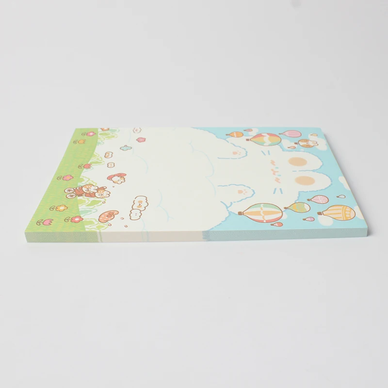 Wholesale custom logo printed mini cute stationery notepads memopad