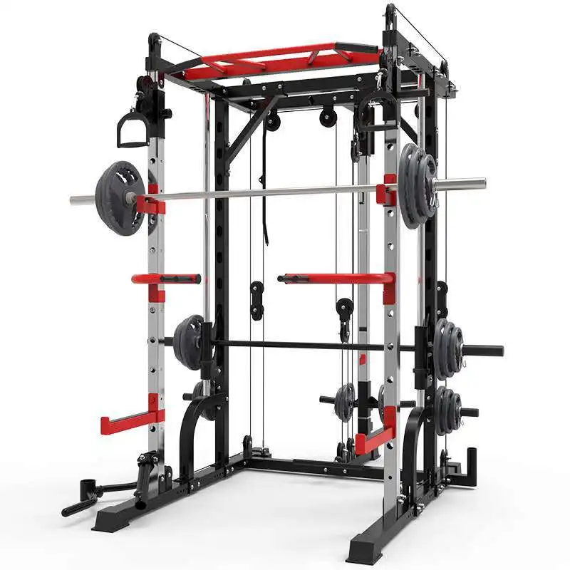 Body Building Gym Equipment Smith Machin Multi Functional Hom Use Exercise Smith Machine gym equipment