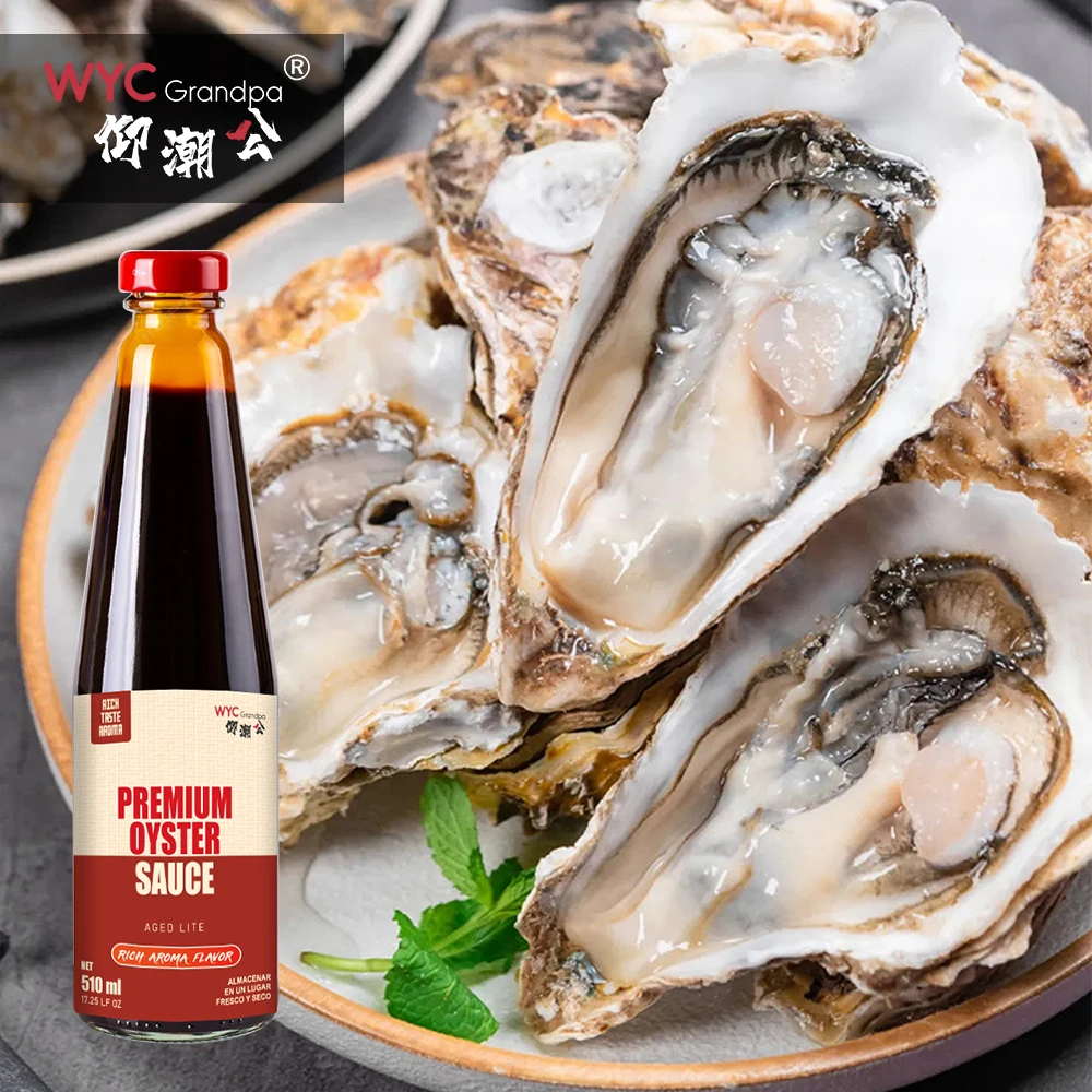 Wholesale Haitian Premium Oyster Sauce Seafood Condiment Seasoning Sauce for Cooking Barbecue Oil-consuming Seasoning