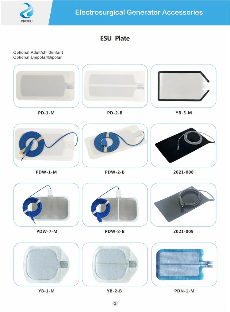 
Electrosurgical Generator Grounding Pad Disposable Electrosurgical Esu Grounding Pads 