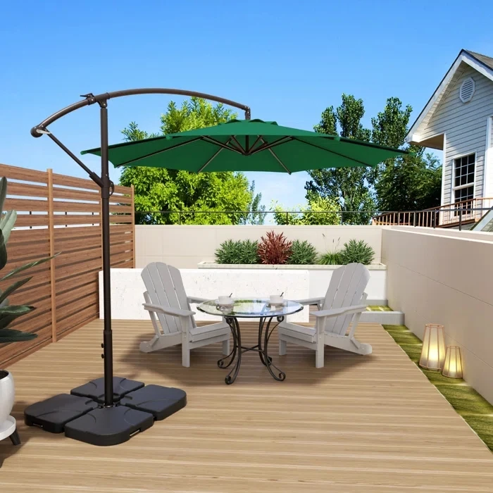 Luxury 3*3m waterproof windproof outdoor umbrella 10FT parasol for garden