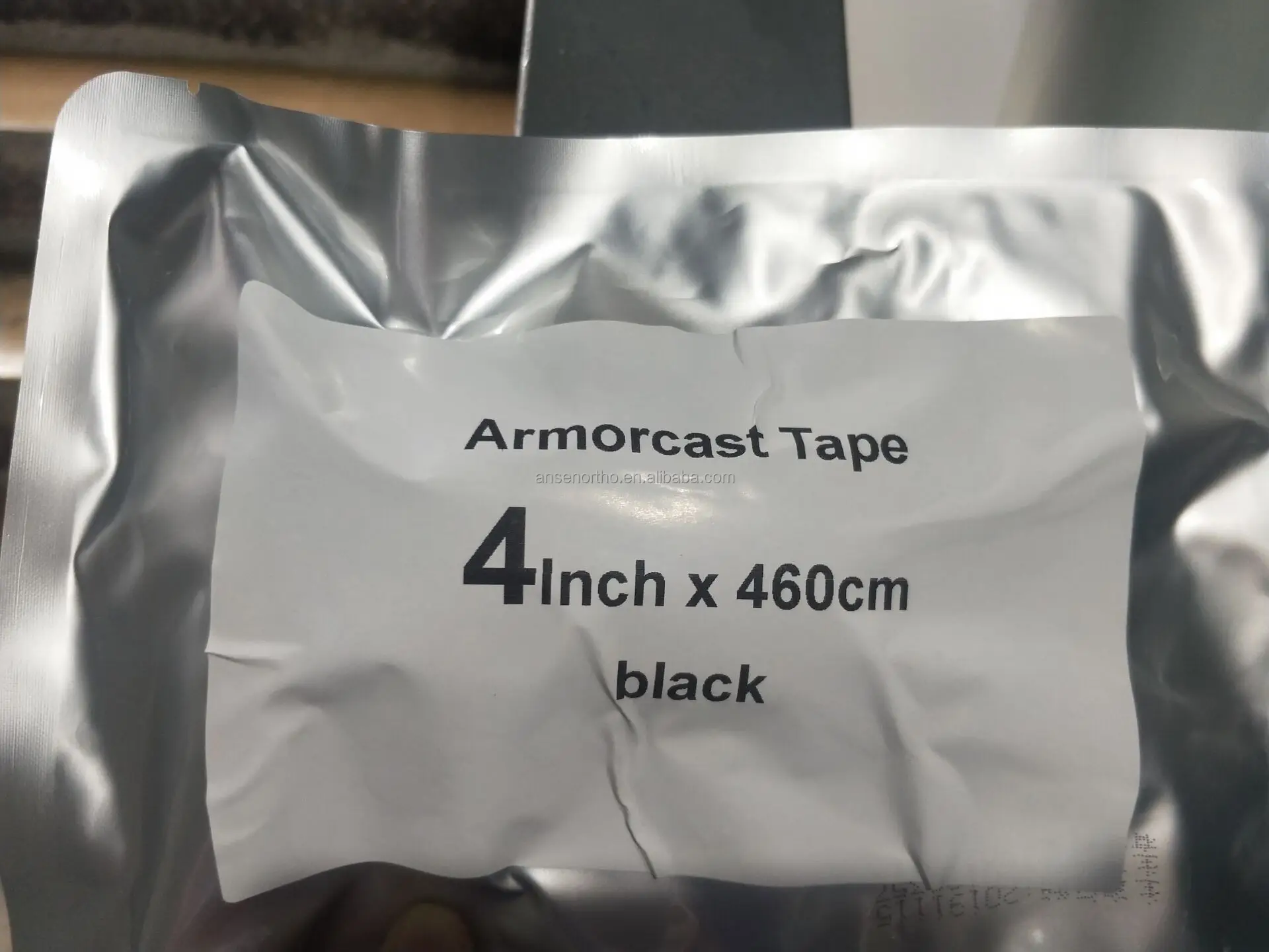 Plain bags with label