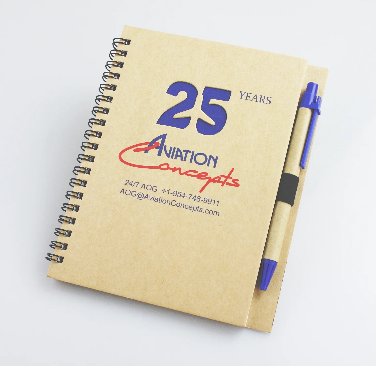 promotional products for business a5 kraft paper journal notebooks customizable recycled