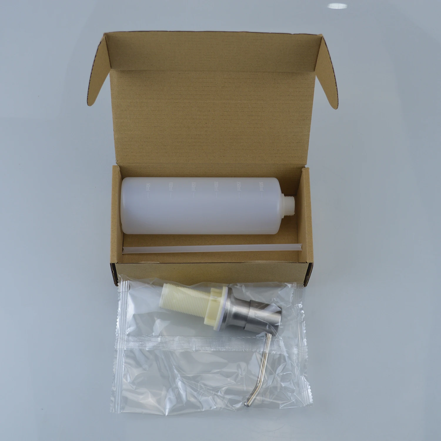 Refill from The Top Soap Dispenser OEM Kitchen Storage Modern ABS Stainless Steel Kitchen Sink Soap Dispancer for Kitchen