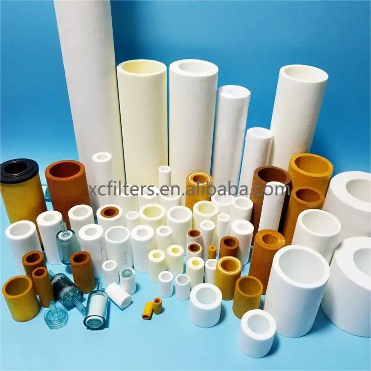 High-efficiency and high-precision glass fiber sintered filter element 050-03-CX 050-05-CX 050-11-CX
