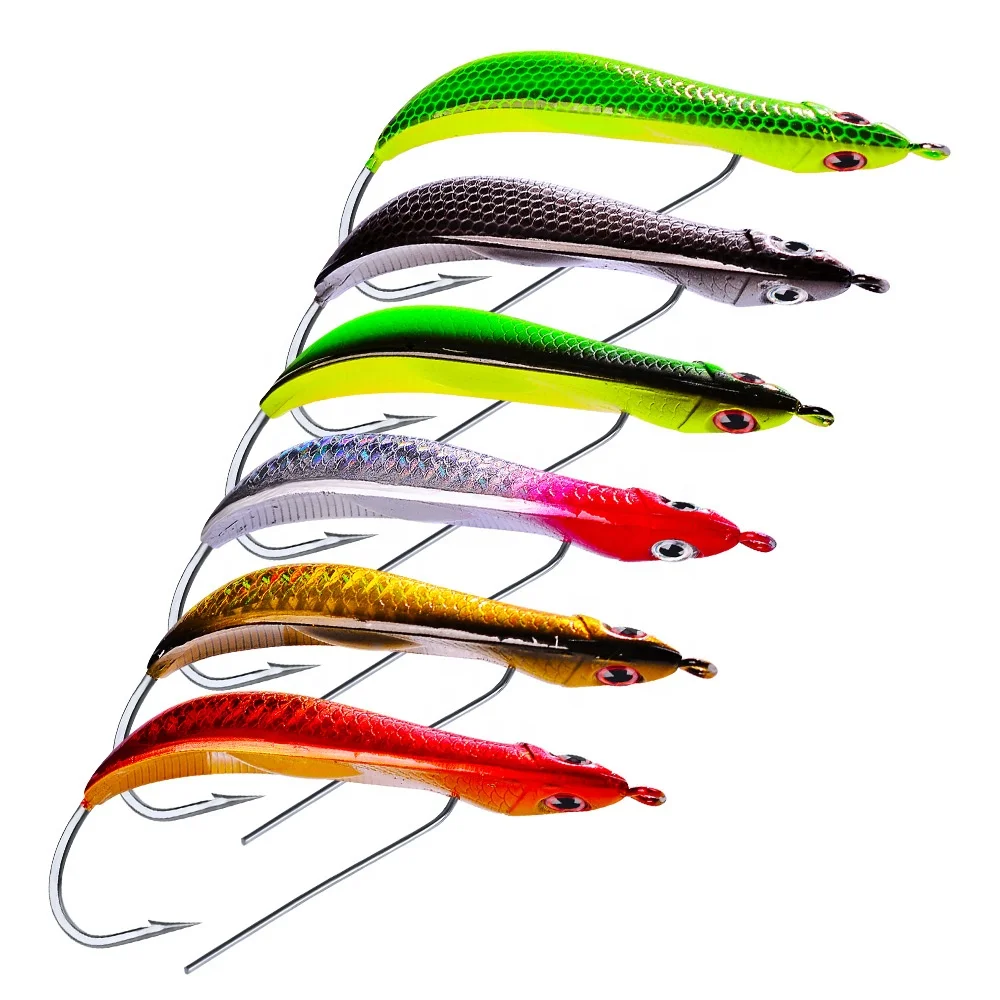 Weedless Minnow Spoon Rattling Hard Baits with BKK Hooks in Saltwater and Freshwater Lures for Bass Trout EEL Walleye Pike Musk