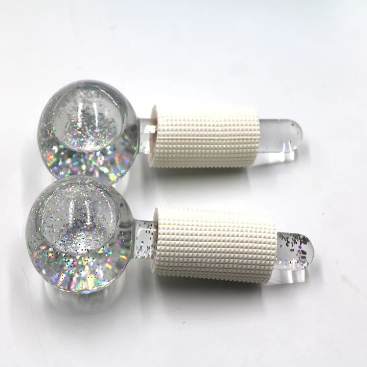 ice globes glitter cooling facial for