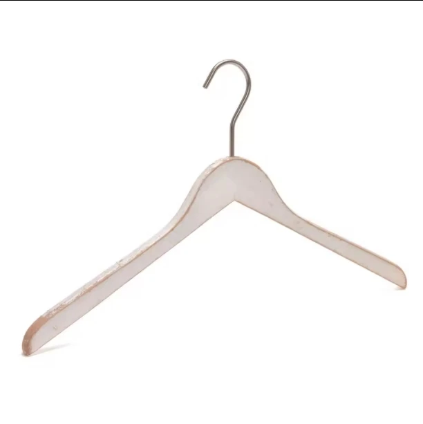 Modern style hanger wooden wholesale custom logo natural wooden clothes hanger for suit