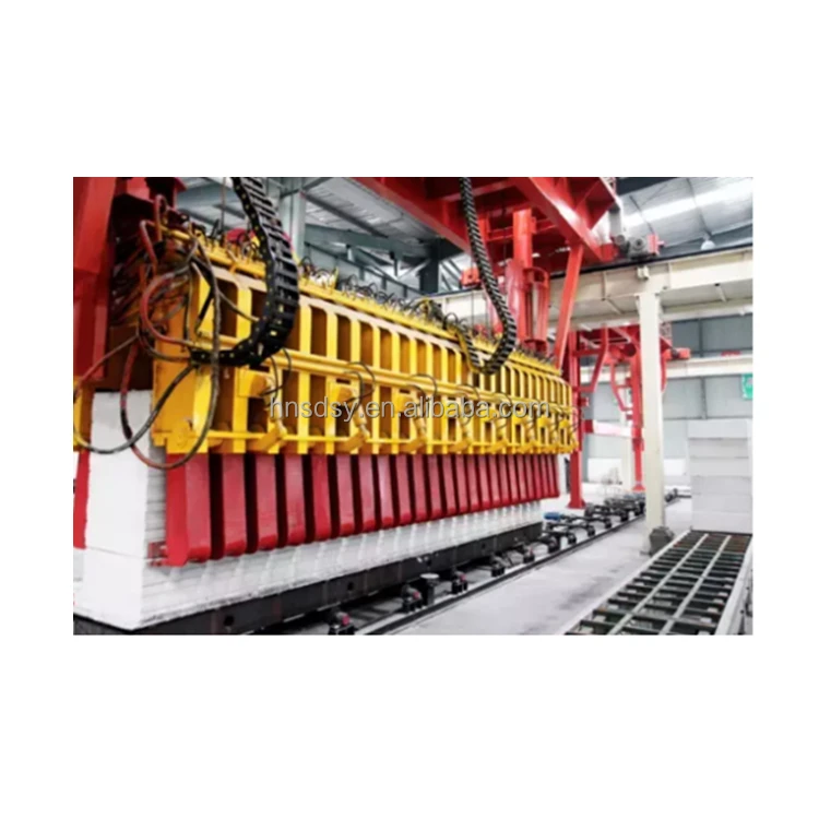700m3 day fully automatic plant lightweight autoclave concrete AAC block manufacturing machine construction machinery equipment
