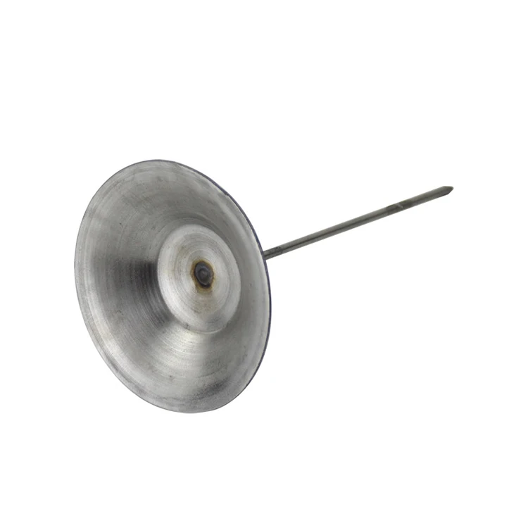 Restaurant Hotel Accessories Round Base Paper Memo Holder Bill Spike Stainless Steel Check Receipt Holder With Plastic Head