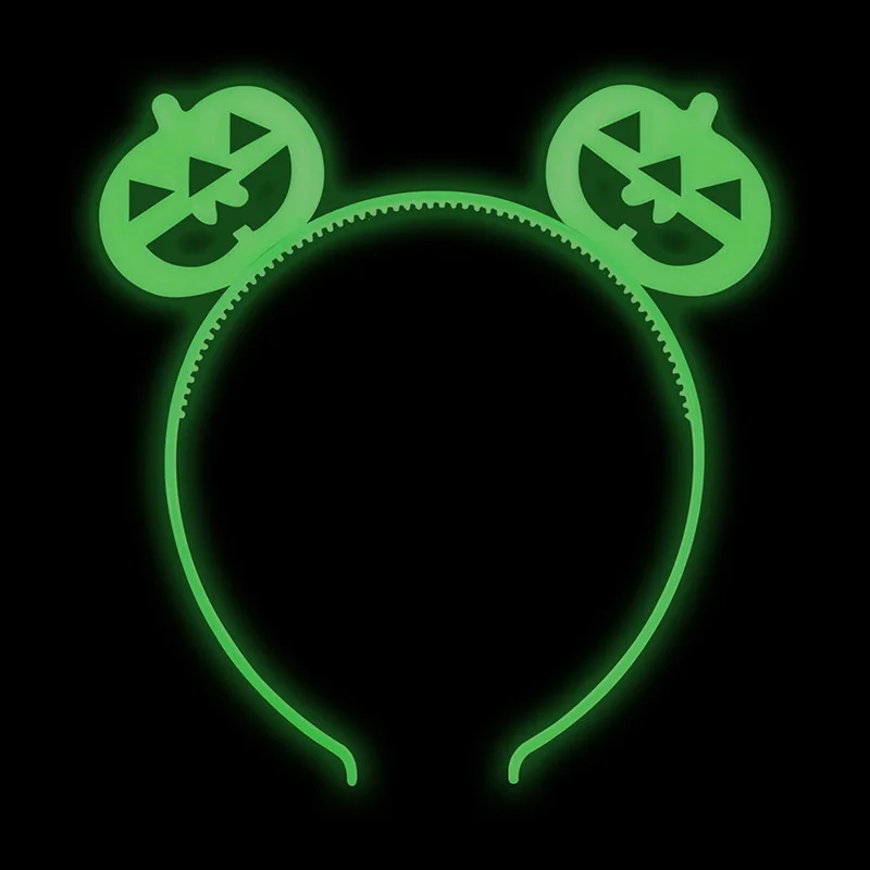 Hot Selling New Party Glow In The Dark Jewelry Hair Accessories Halloween Headband Wholesale