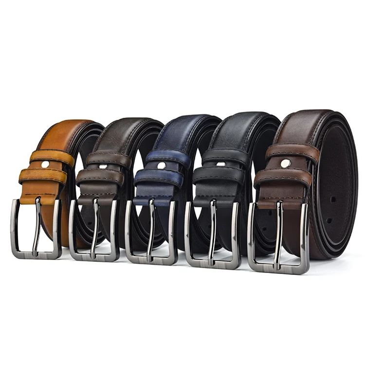  PU leather designer belt price custom fashion Thick alloy buckles with luxury buyers wholesale for