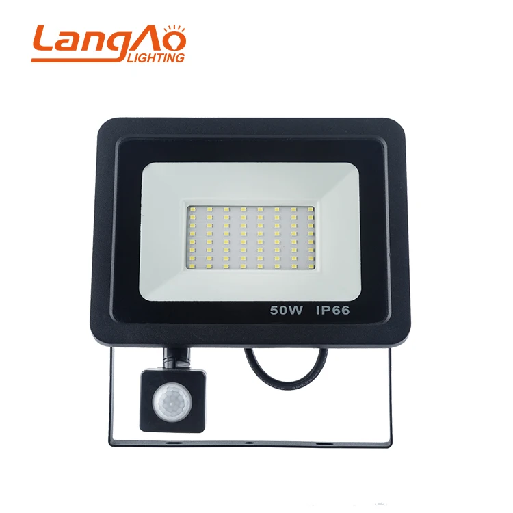 Zhongshan High Lumen Square Ip65 Waterproof 10w 20w 30w 50w 100w Led Flood Light With Motion Sensor