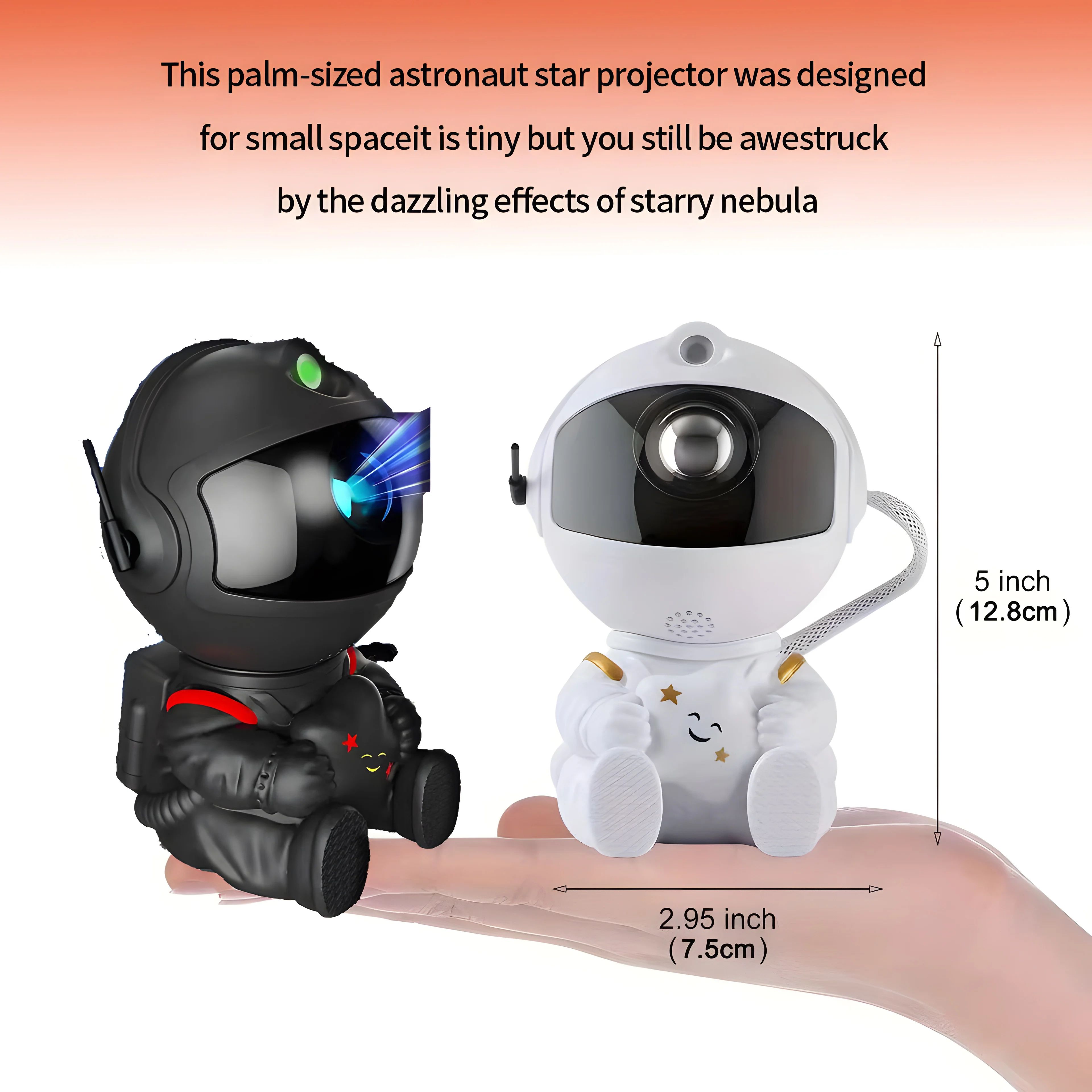 Astronaut Projector Lamp Spaceman Star Projector light constellations lamp Light battery operated baby Night light