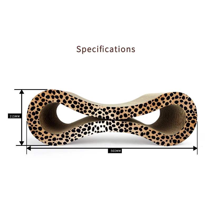 DEKU Ultimate Cat scratcher lounge 8 shape scratching furniture for cat scratch play perch Superior Cardboard cat toy