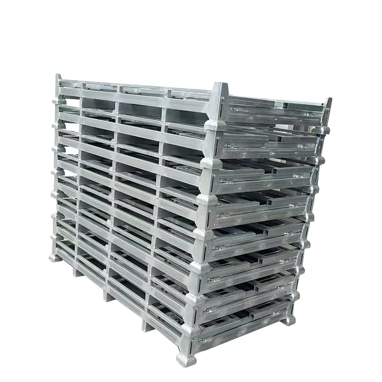 heavy duty metal pallet box container for marble sheet/glass sheet
