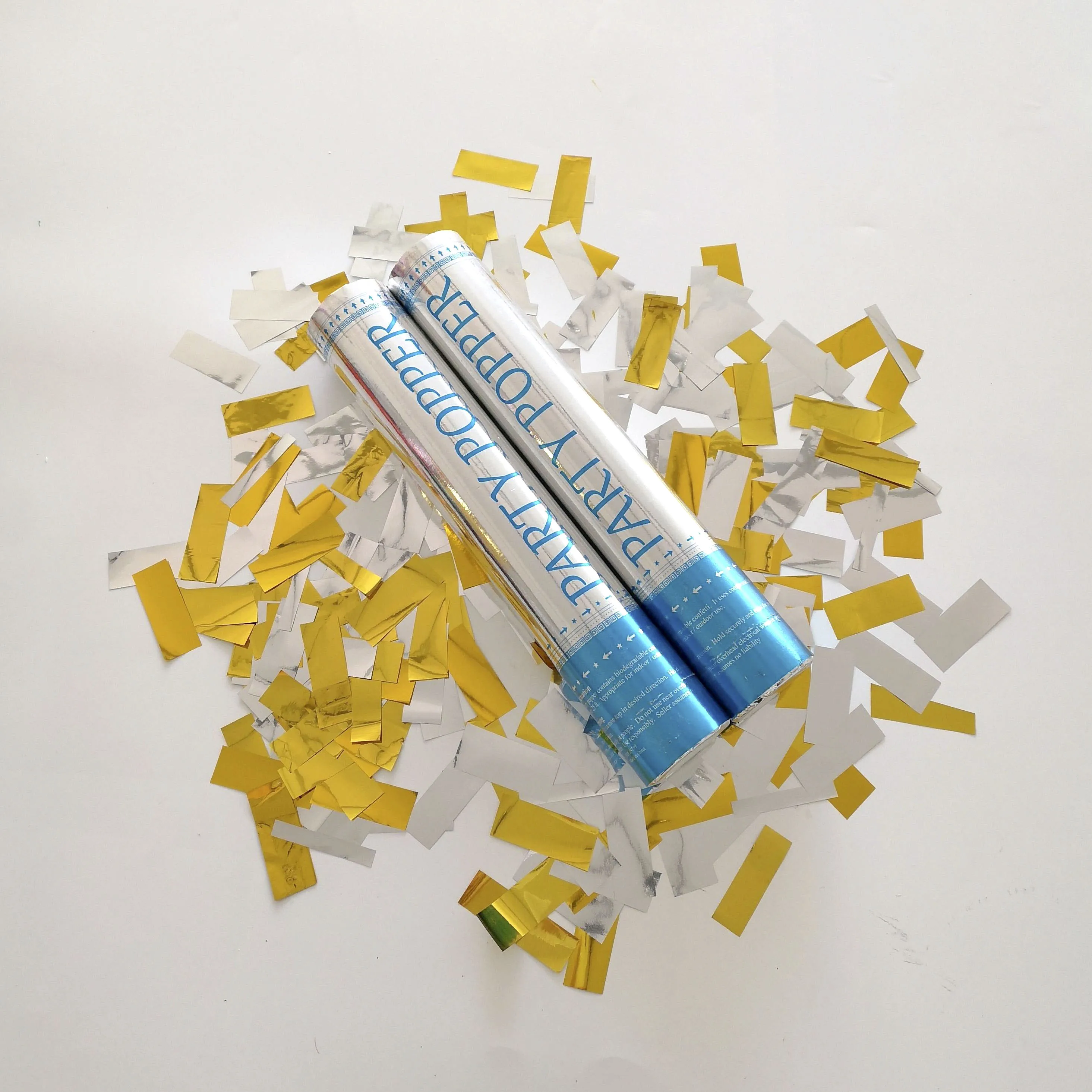 cheap Party Decorations Pop Poppers Biodegradable gold silver pink Paper Powder Popper Confetti Cannon Spray gun salute to spend