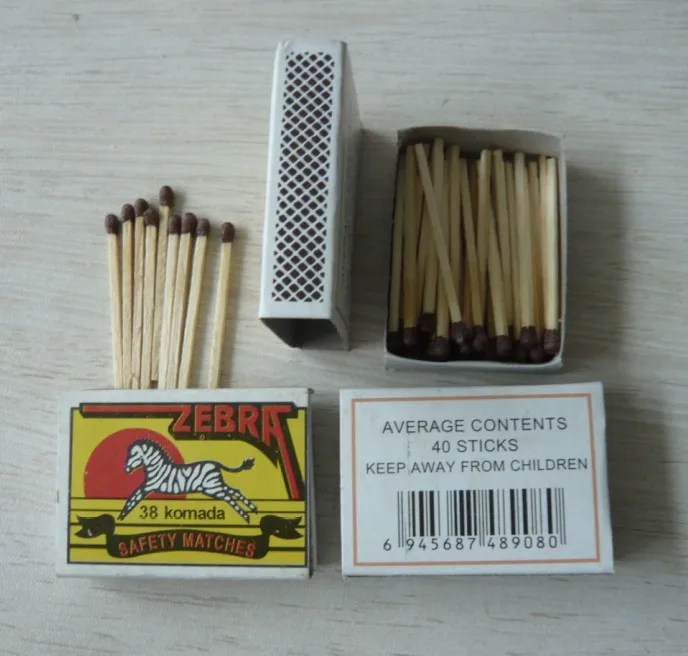 wooden household Safety matches with EN1783 certificate