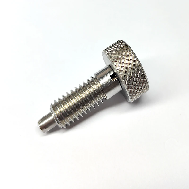 American made simple knob indexing plunger long nose pin retractable spring load plunger for locating M5/6/8/10/12