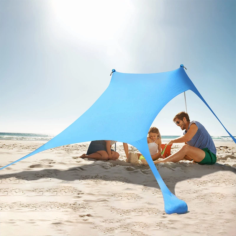 Sun shade tent beach outdoor sun shelter beach shade canopy tent easy fold beach tent canopy with carry bag