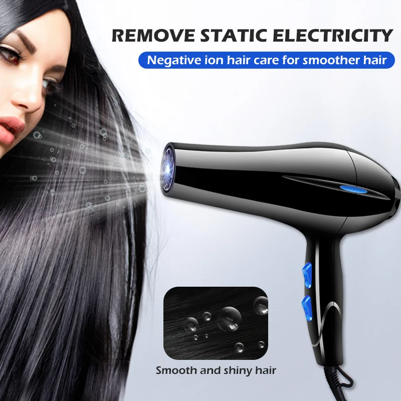 Wholesale New Design Ionic Travel Multifunction Portable Professional Electric Motor Negative Ion Hair Dryer Set